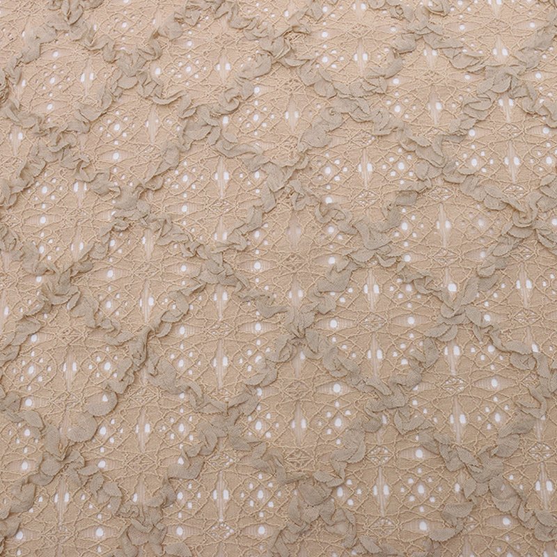 Lace Fabric Dress Geometric Polyester for Women's Wear Wholesale Suppl 11